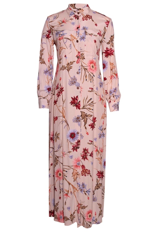 Vestido camiseiro florido