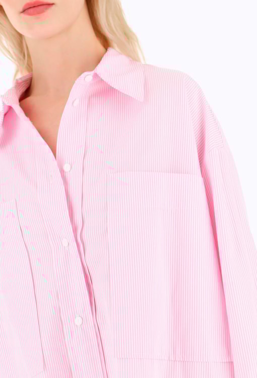 Camisa de Riscas Oversized