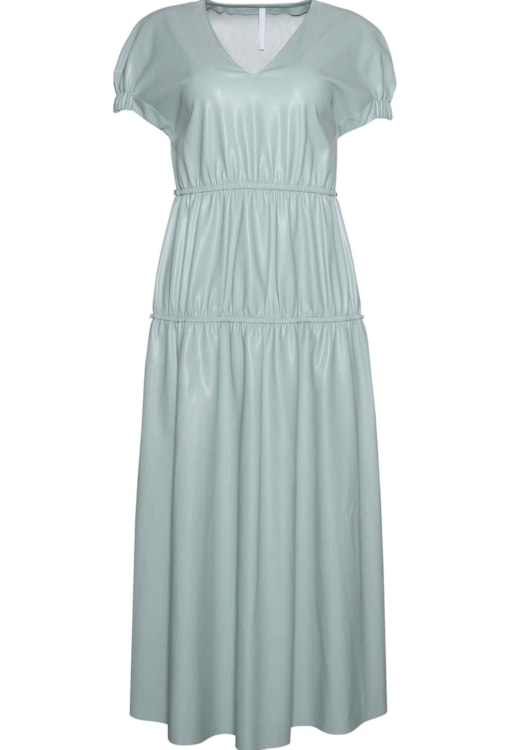 Vestido efeito pele