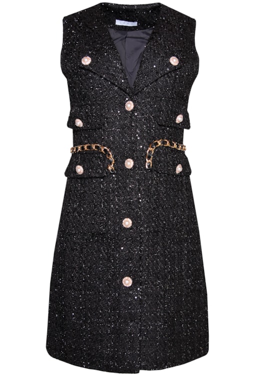 Vestido camiseiro com bolsos