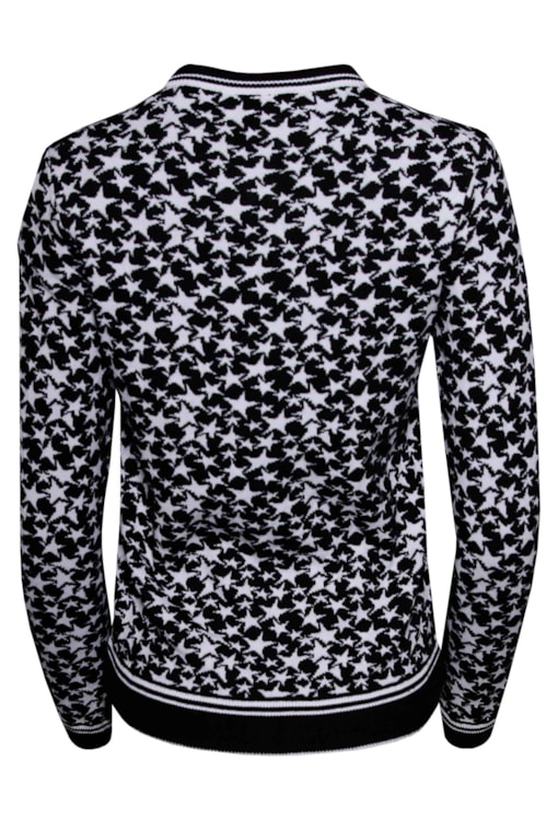 Casaco estrelas de malha