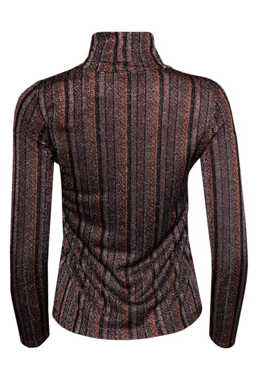 Camisola gola subida malha