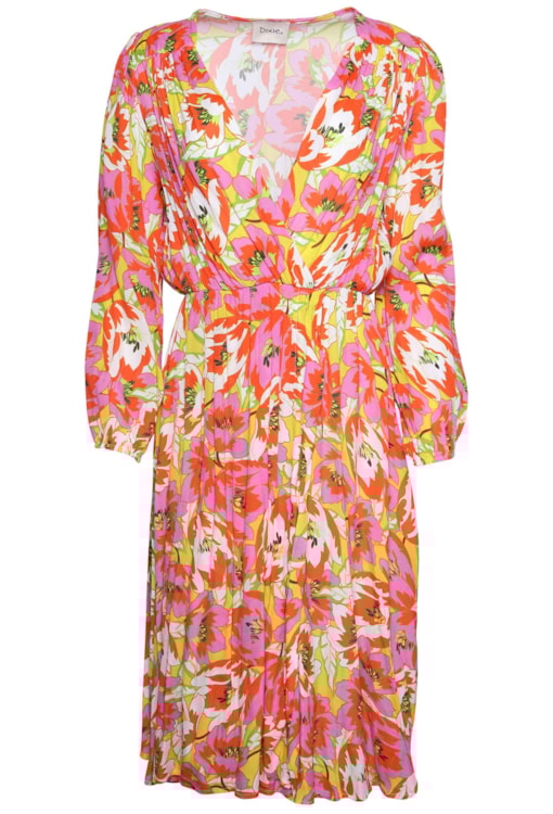 Vestido estampado flores