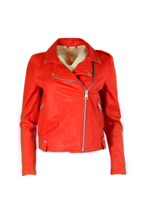 Blusão Biker de Pele