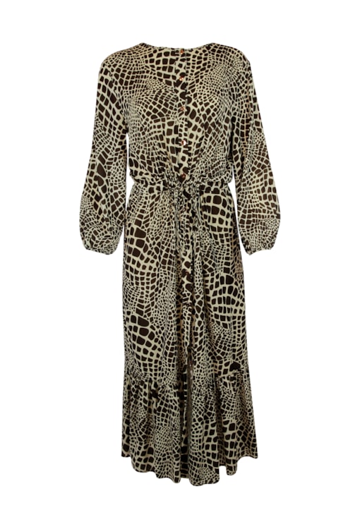 Vestido Comprido Estampado