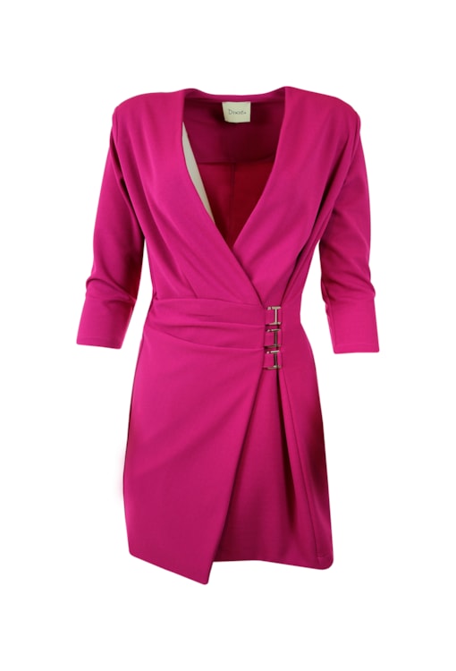 Vestido Curto Drapeado