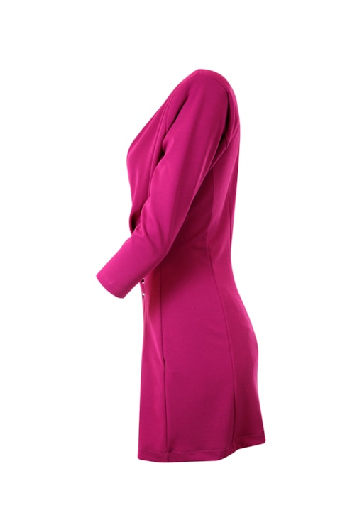 Vestido Curto Drapeado