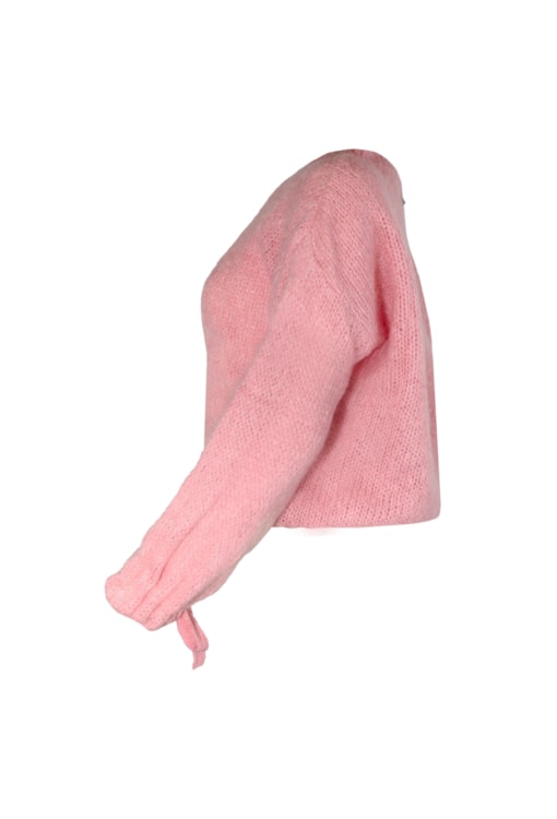 Camisola de malha com laço