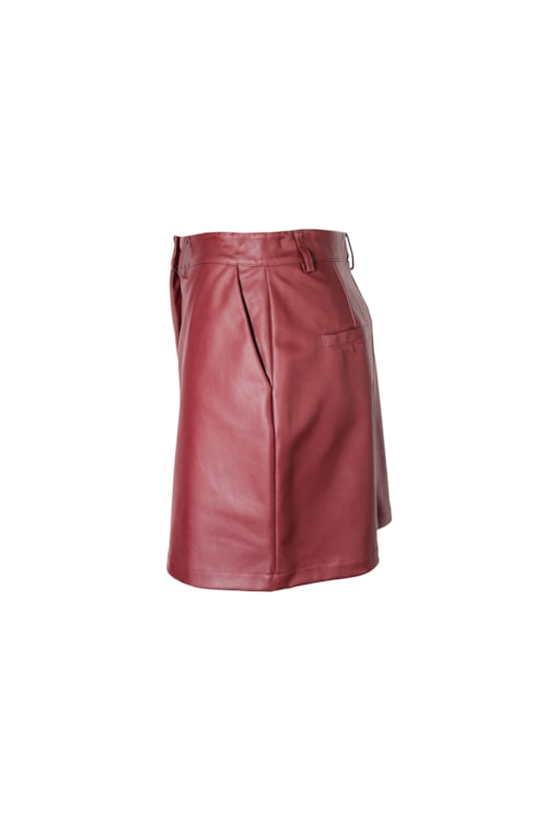 Saia curta efeito pele