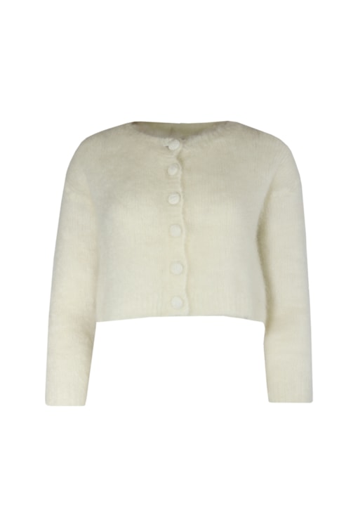 Casaco curto de malha