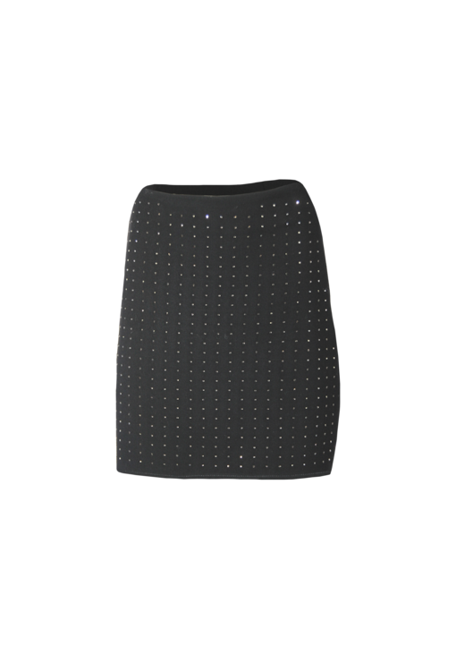 Saia curta com brilhantes