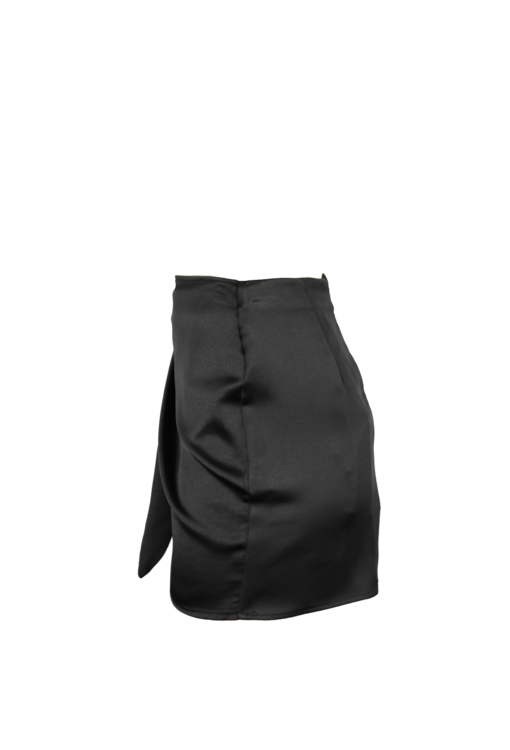 Saia curta drapeada