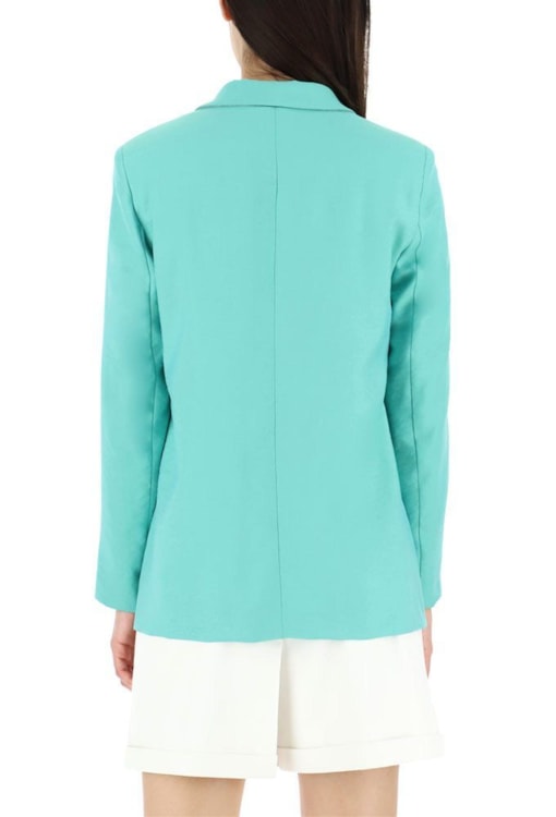 Blazer básico com bolsos