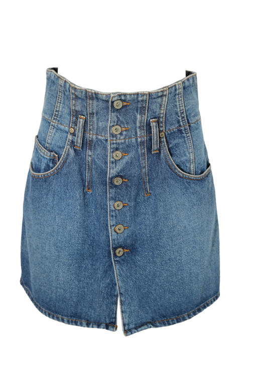 Saia de ganga com botões