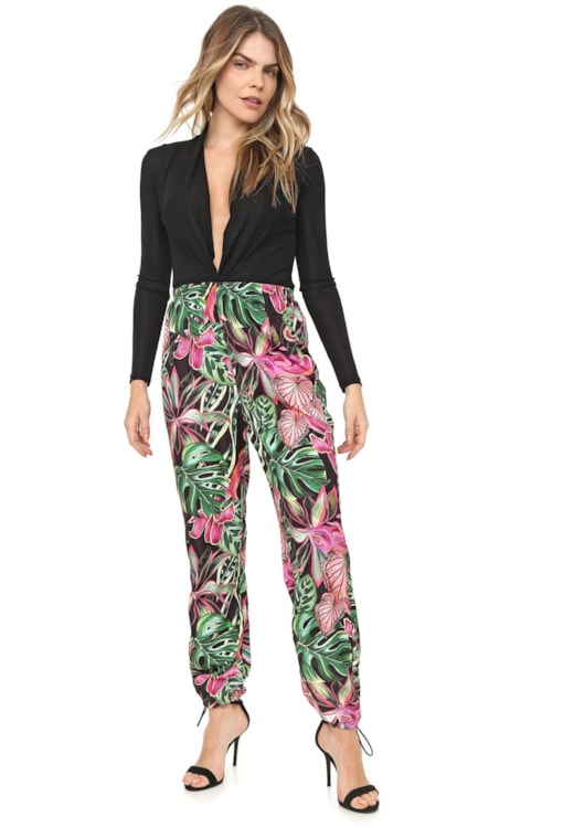 Calça Jogger Floral